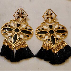 Boho Kate Spade Tassel Earrings